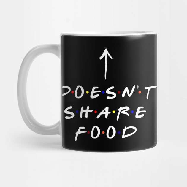 [Insert Name] doesn't share food! (White Text) by TMW Design